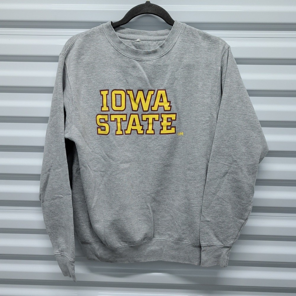 Iowa State University Cyclones Sweatshirt Small Gray Crewneck NCAA Pullover — photo 2